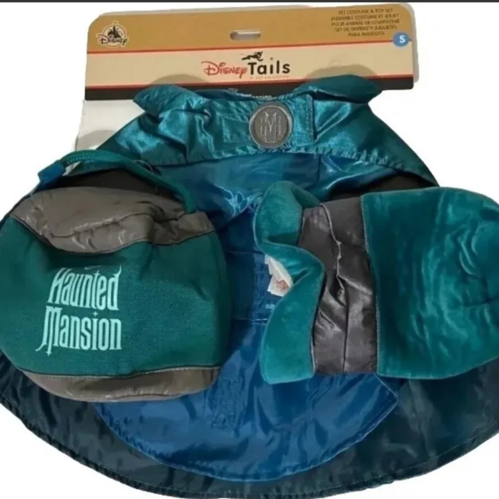Disney Tails HAUNTED MANSION Dog Costume Jacket Toy Set Iridescent Whimsigoth